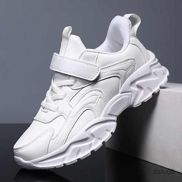 

sneakers children shoes boy sneakers fashion platform black white breathable comfortable casual sneakers school sports boy shoes r230810, Black;red