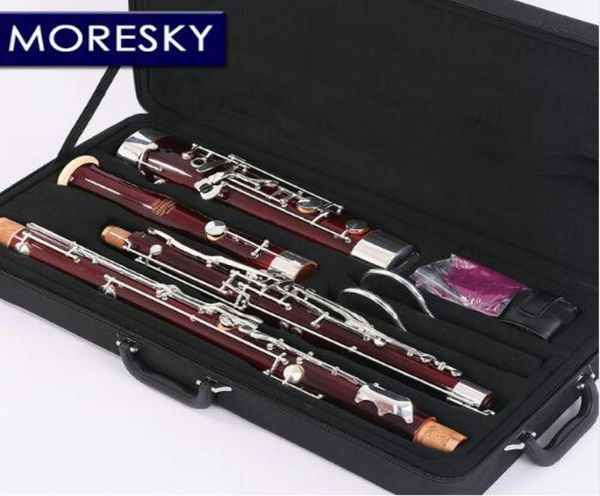 

moresky professional c tone bassoon cupronickel silver plated key maple body bassoon8023182
