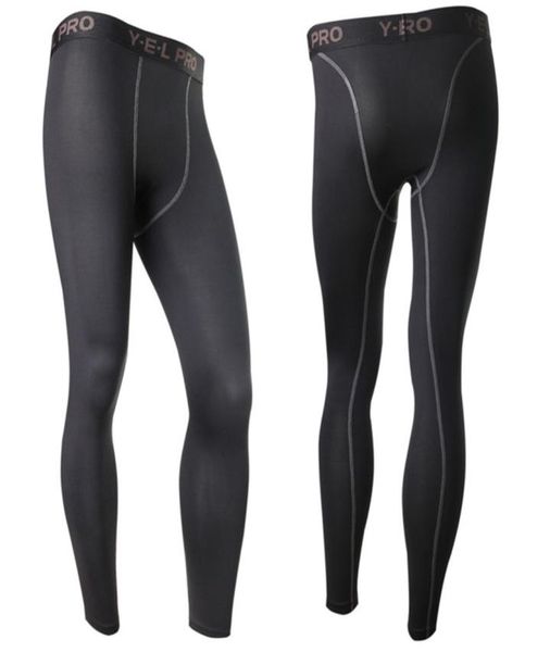 

wholenew men039s compression base layer pants long tight under skin sportswear gear bottom4542894, Black