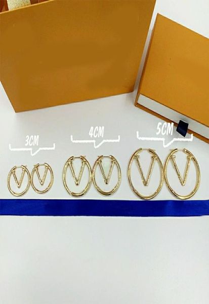 

designer jewelrys letter earrings fashion gold hoop earrings for lady women party wedding lovers gift engagement jewelry for bride4752842, Golden;silver