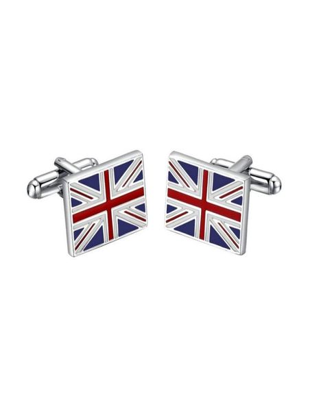

yoursfs 6 pairsset stainless steel cuff links men039s national flag luxurious tuxedo shirts cufflinks2602455, Silver