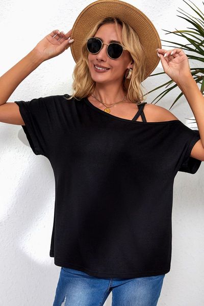 

selling new style summer clothing polyester blank plain pullover t shirt, White