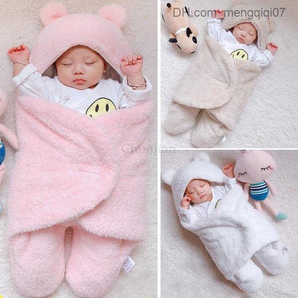 

pajamas neonatal soft winter baby packaging blanket baby sleeping bag warm thick cotton cocoon sleeping bag z230811, Blue;red