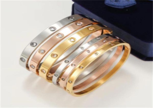 

fashion gold womens bracelets silver bangles stainless steel brand designer jewelry mens charm designers jewellery women men weddi6990548, Golden;silver