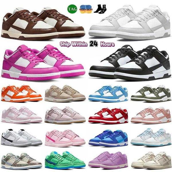 

men women running shoes low black white panda triple pink brown orange blue green purple grey red skateboard lows mens trainers outdoor spor