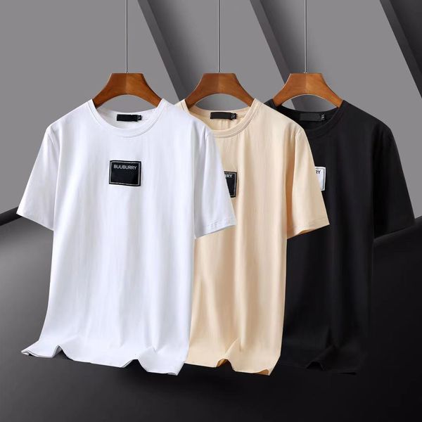 

new men's t-shirt designer men's shirt fashion t-shirt letter casual summer short sleeve men's hip hop t-shirt women's c, White;black