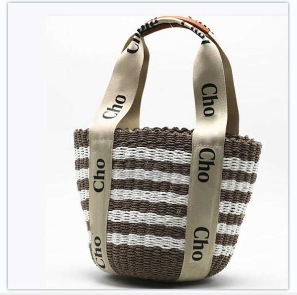

2023 fashion basket women bucket bag straw bags handbag tote beach shoulder crossbody womens handbags designers woody totes