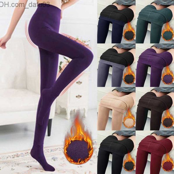 

socks hosiery solid color pantyhose women's winter long leg weight loss thin velvet pants tight pantyhose z230810, Black;white