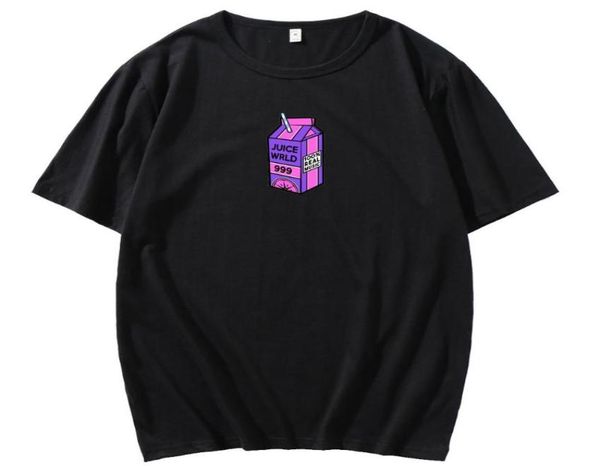 

men039s tshirts juice wrld tshrit pattern print tshirt trap rap rainbow fault world t shirt men women hip hop short sleeve5965962, White;black