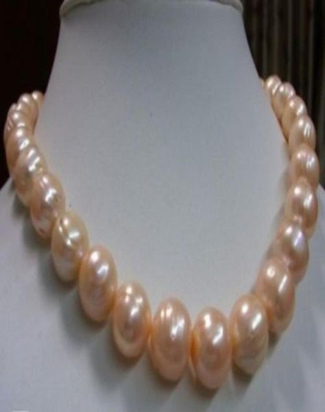 

baroque 18quotinch 1011mm south sea pink pearl necklace 14k clasp4153719, Silver