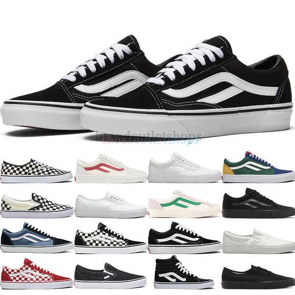 

2023 shoes designers old skool casual skateboard shoes black white mens womens fashion outdoor flat size 36-44