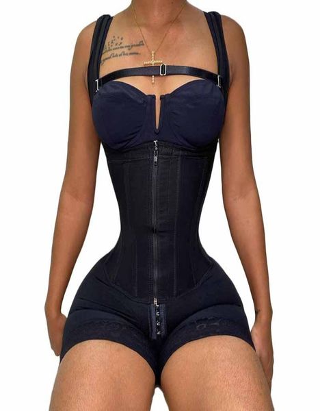 

women039s shapers shapewear women fajas colombianas compression garment with wide adjustable shoulder strap bodyshaper8570283, Black;white