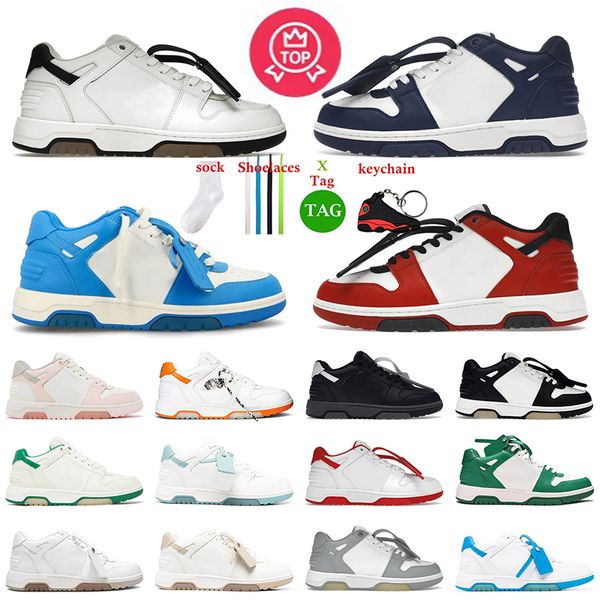 

2023 out of office sneaker designer offs casual shoes low offes white vintage distressed leather off dhgate mens womens loafers trainers pl, Black