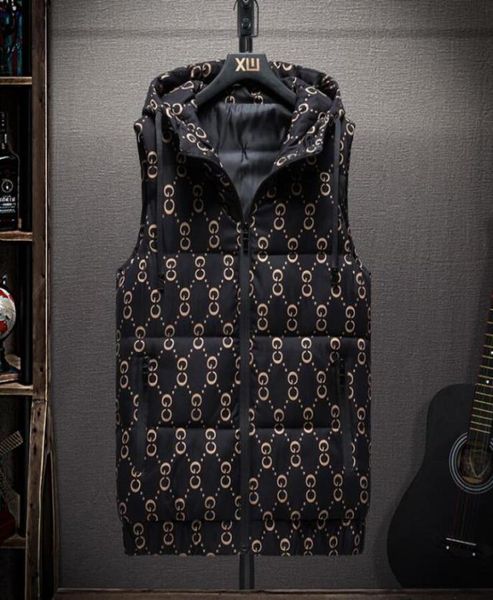 

mens vest jacket men new autumn warm sleeveless jackets male winter casual waistcoat vest plus size veste homme brand clothing1123754, Black;white
