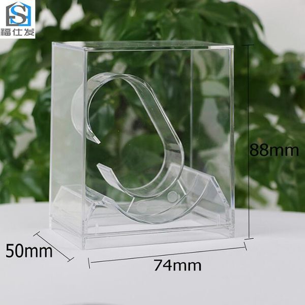 

2023 mens womens watches protective plastic box men women watch boexes gfits stroage bag boxes professional watch (pic no watch)de3, Black;blue