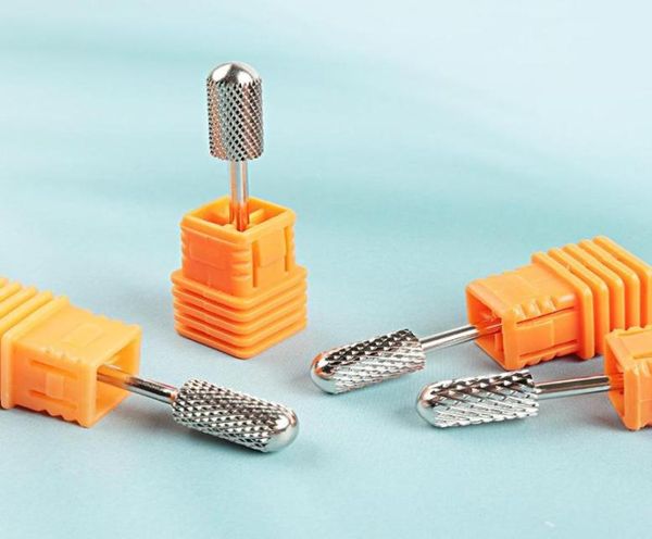 

nail art equipment carbide drill bit for manicure machine electric bits mill cutter sanding heads accessories3816585, Silver