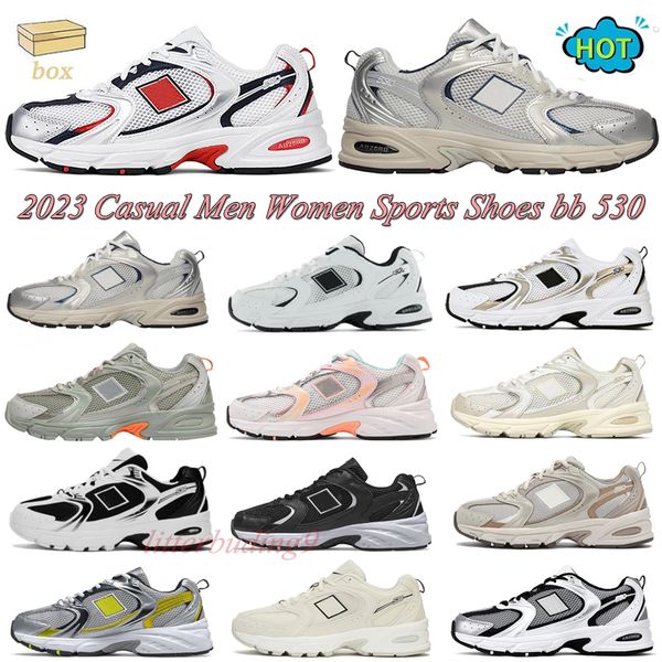 

2023 platform causal shoes 530 bb mens womens classic n530 steel grey white gold red blue nightwatch green jogging walking athletic sneakers