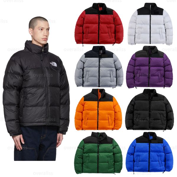 

designer mens 1996 puffer jackets womens north coats letter couples warm waterproof outerwear for male varsity jacket for male embroidered l, Black
