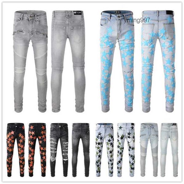 

clothing jean 2023 holes new pants arrivals jeans amirly trousers mens coolguy biker luxury man designer denim tr2s, Blue