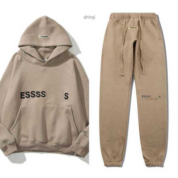 

2022s autumn winter hoodie fashion men's luxury sweatshirts tracksuits brand es letter hoodies sports pants suit boy hooded siq3i, Gray