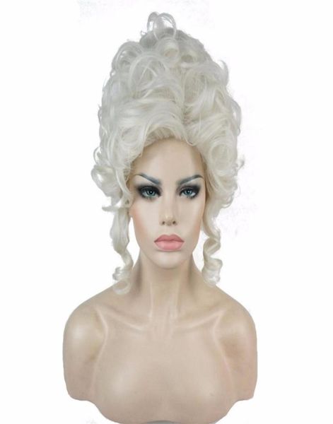 

marie antoinette wig women synthetic cosplay hair wigs01231434948138117, Black