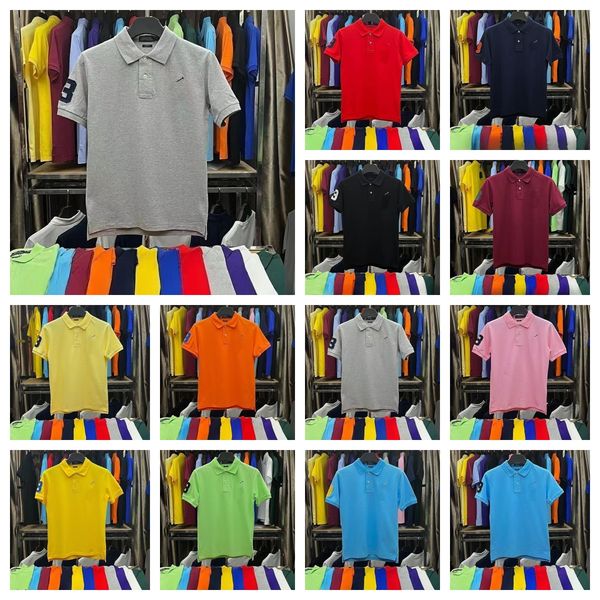 

polo shirts 100% cotton mens t-shirts brand designer tees street wear fashion men women polos shirt casual shirt short sleeve, White;black