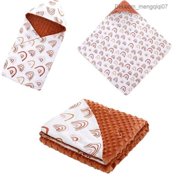 

pajamas 90 * 90cm newborn baby blanket sleeping bag basket cart seat portable windproof and warm baby sleeping bag z230811, Blue;red
