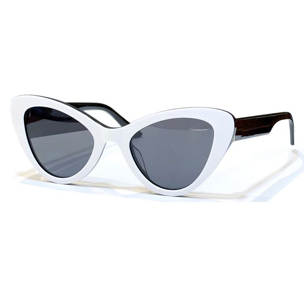 

luxury cat eye sunglases women designer brand classic gradient lens female sun glases uv400 with box, White;black