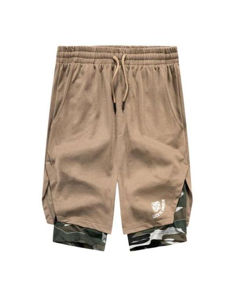 

summer shorts men fashion camouflage patchwork sporting fitness shorts training mens bodybuilding gyms men short pants sportwear1051506, White;black