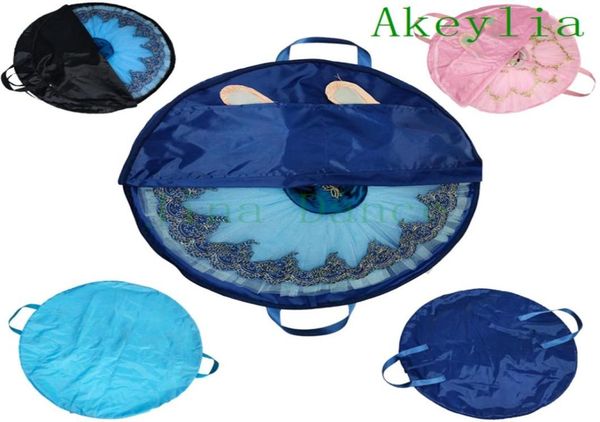 

navy blue professional ballet tutu bag waterproof canvas flexible and foldable soft ballet bag pancake tutu sky blue for girls7218625, Black;red