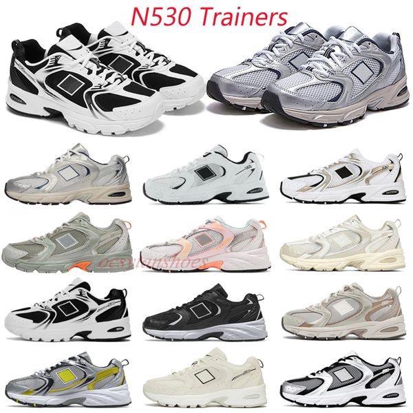 

530 sneakers shoes 530s mens women causal shoes white red blue white natural indigo grey yellow cream beige fashion platform trainers