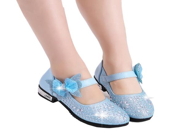 

big teenagers flower children girls high heel rhinestone princess party dance shoes for teens girls kids wedding dress shoes 26361437868, Black;grey