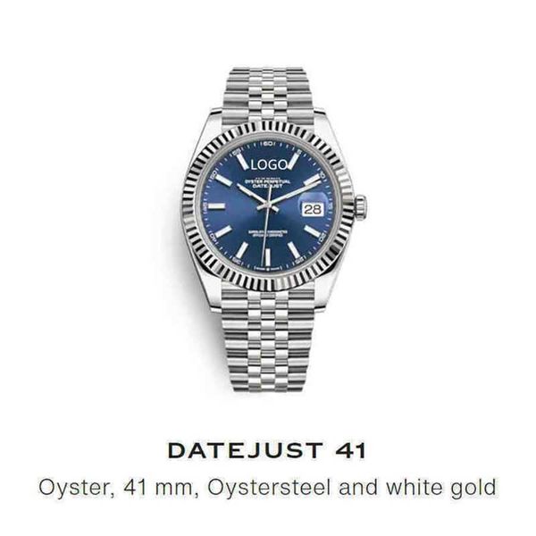 

dayjust luxury business classic watch 41mm automatic men es mechanical stainless steel strap man, Slivery;brown
