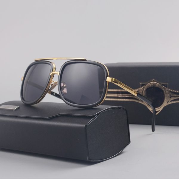 

pilot sunglasses mach one a dita flight 006 stark glasses designer flight sun glasses golden frame sunglasses uv400 polarized, White;black