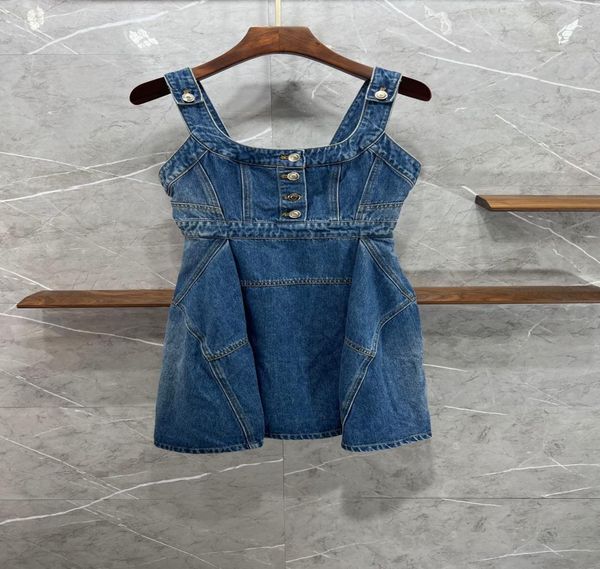 

2022 european luxury dress fashion patchwork slim fit suspender denim shorts dress7792291, White;black