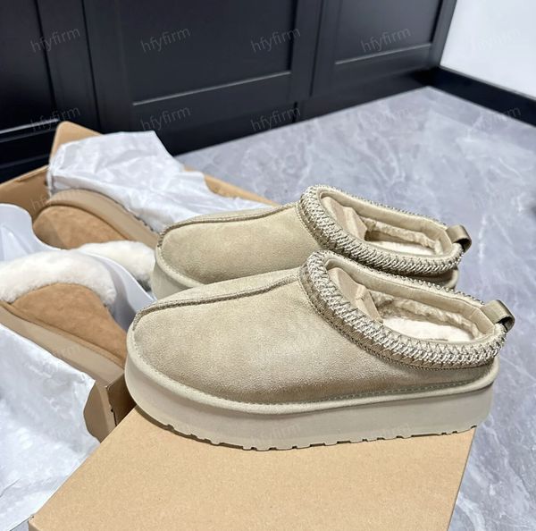 

slippers designer mustard seed boot tazz tasman slides classic ultra mini platform boot slip-on les petites suede wool blend winter designer, Black