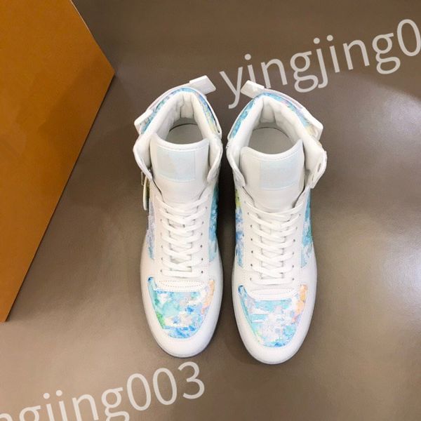 

luxury designer sneaker virgil trainer casual shoes calfskin leather white blue letter overlays platform low sneakers size 39-45 rd0810, Black