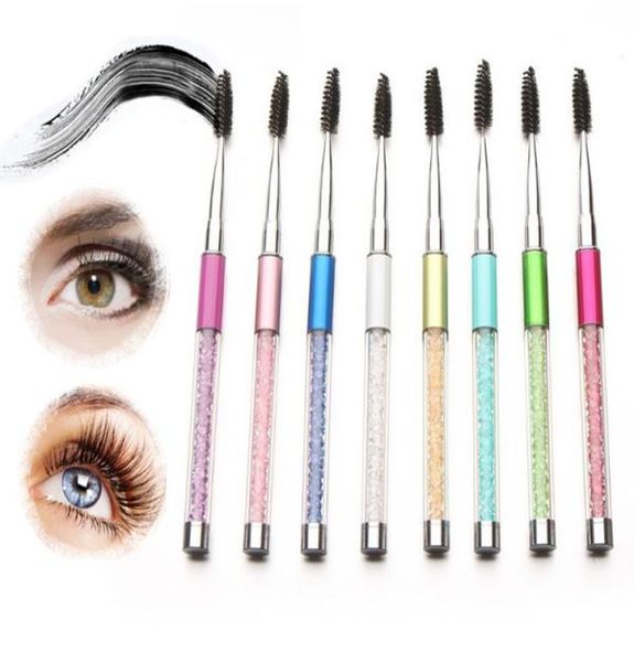 

reusable diamond eyelash brush makeup brushes cosmetic mascara wand applicator diamond eye lashes brush makeup tools f01275947006