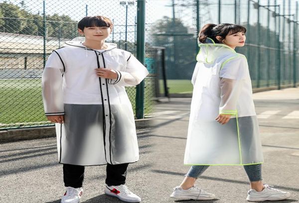 

women039s raincoat transparent waterproof ladies rain coat women windproof singleperson rainwear impermeable environmental tra1060245, Black
