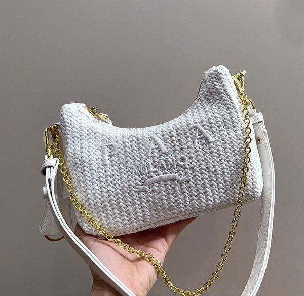 

designer bag handbag woman straw bags nylon shoulder bags hobos underarm bag chain purses designer crossbody baguettes lady handbags