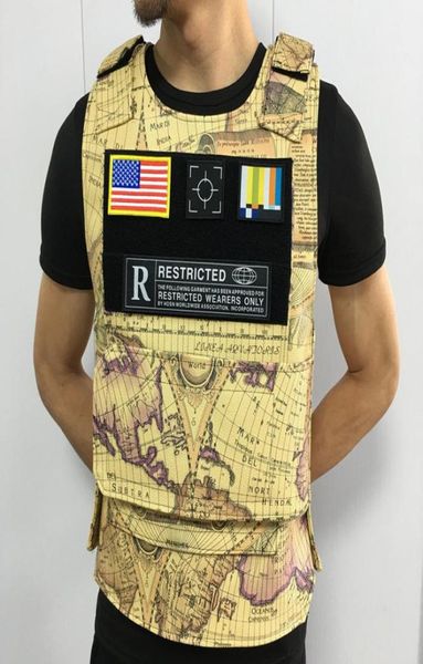 

clothing pvc map tactical protective vest motorcycle vest014530235, Black;white