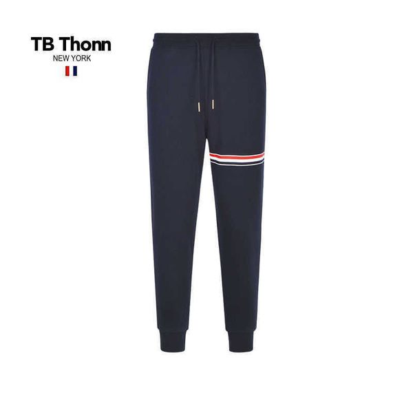 

trendy tb thonn autumn and winter new product natural cotton casual pants soft comfortable for men women, Black;brown