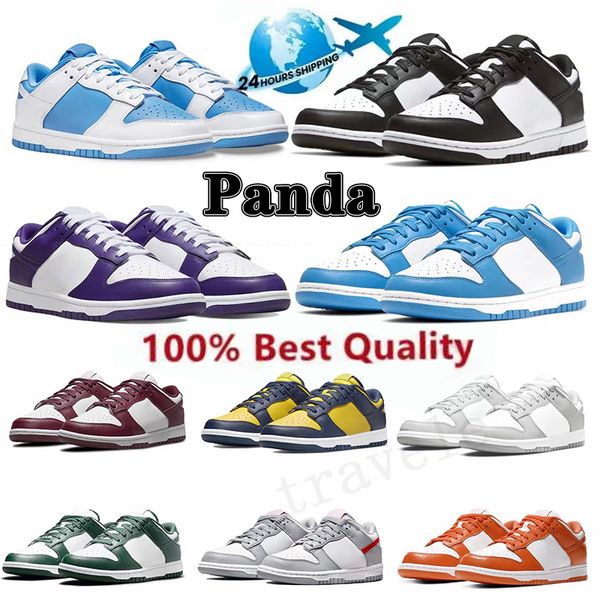 

dunks panda trendy dress shoes men women sneakers university blue grey red court purple varsity green maize syracuse orange beetroot mens sp, Black
