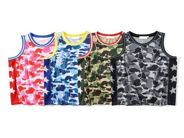 

men casual camouflage tracksuits fashion shorts fitness gym vest elastic pants man graphic tees stylish sleeveless suits m3xl3295547, Gray