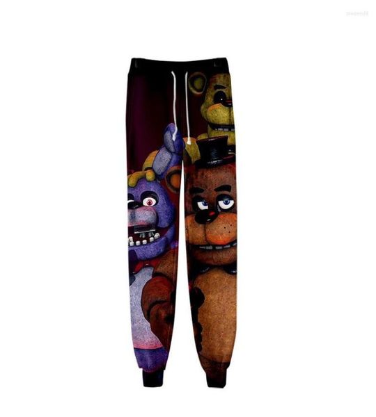 

men039s pants five nights at fnaf 3d printed sweatpants fashion harajuk jogger streetwear hip hop anime kidsmenwomen trousers8781026, Black
