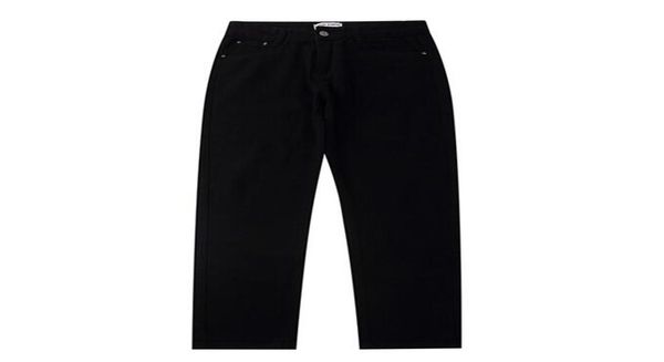 

european and american tide brand palm and angels black jeans letter printing men and women casual pants trousers9001130, Blue
