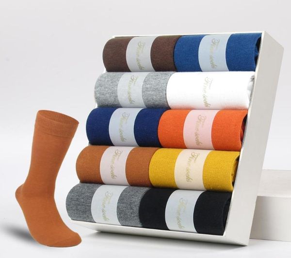

men039s socks 5 pairs high qualiy cotton man business casual formal dress black japanese harajuku colorful happy gifts5933100