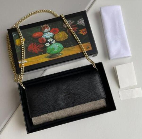 

fashion designer women bag with box shoulder bags woman ladies purse clutch card holder