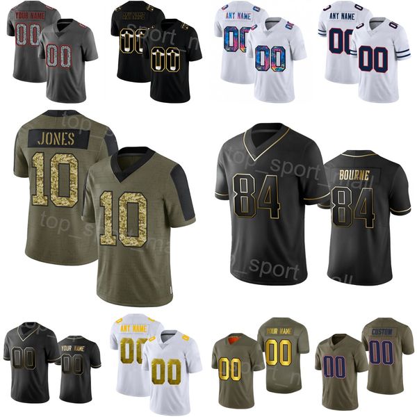 

men football 38 rhamondre stevenson jersey 35 pierre strong jr 36 kevin harris kendrick bourne christian gonzalez mac jones devante parker h, Black;red