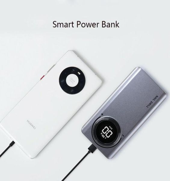 

rechargeable nail drill machine 35000rpm portable manicure apparatus gel polish remover with full lcd display1707159